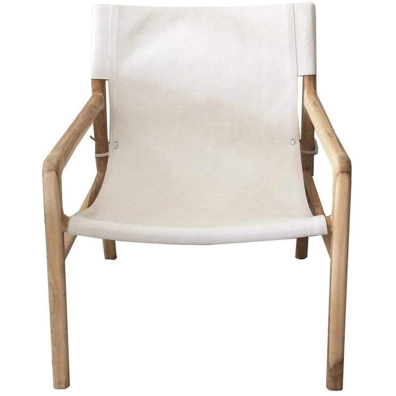 Jasper Chair White Leather