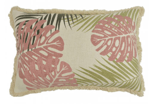 Moana Leaf Cotton Cushion 40x60cm Soft Furnishings Dianna-Lynn Decor