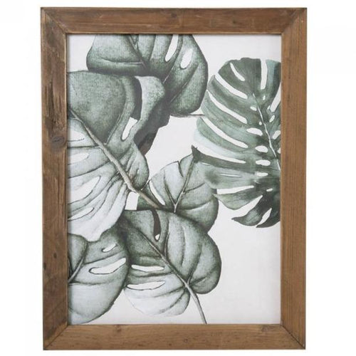 Monstera Leaf Framed Print Wall Art and Mirrors Dianna-Lynn Decor