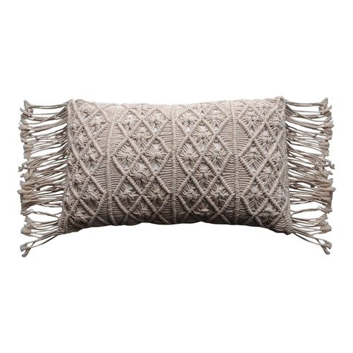 Natural Boho Luxe Cushion Cover - 53 x 35 CM Soft Furnishings Dianna-Lynn Decor