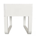 Norma Bedside Table - White