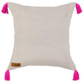 Pink Velvet Bird of Paradise Cushion Cover - 55 x 55 CM