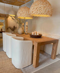 Recycled Wood Dining Table - 210 cmL