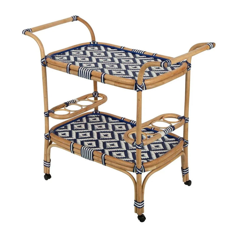 Bula Rattan Bar Trolley