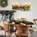 Daena Rattan and Oak Dining Chair