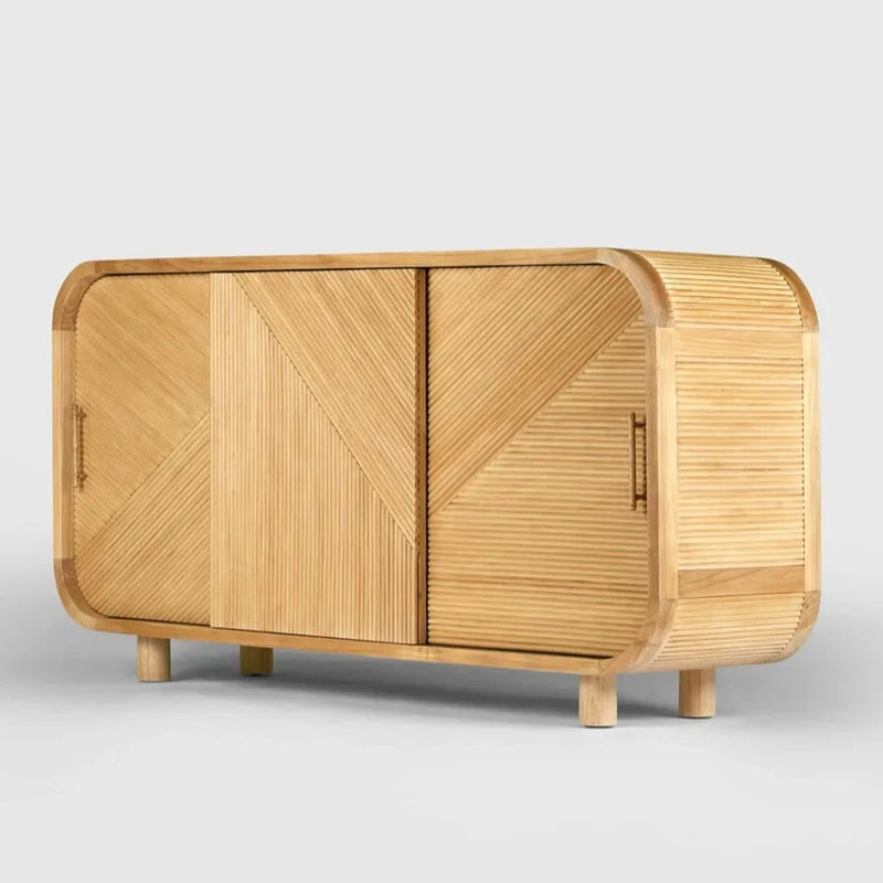 Letitia Ribbed Wooden Buffet