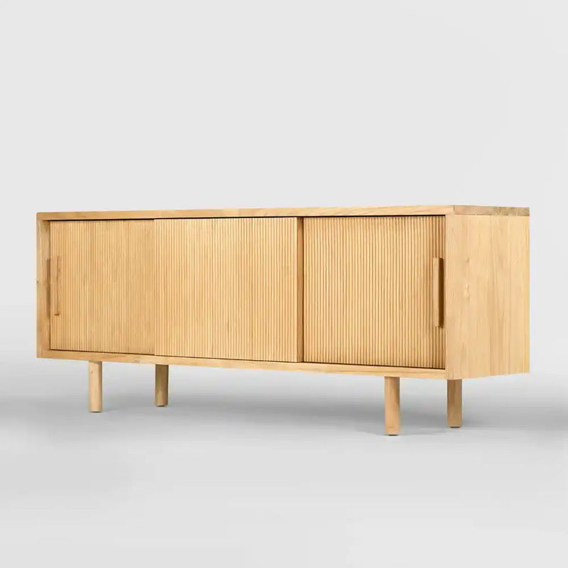 Nelson Sideboard with Bamboo Overlay Doors - 195cmL