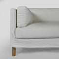 Pamona Sofa Chalk Linen/Cotton