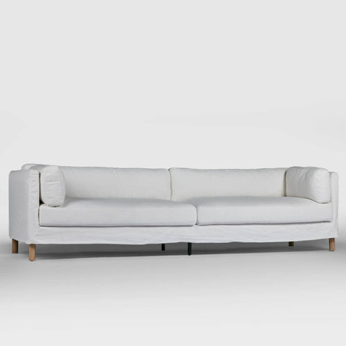 Pamona Sofa Chalk Linen and Cotton  | Dianna-Lynn Decor