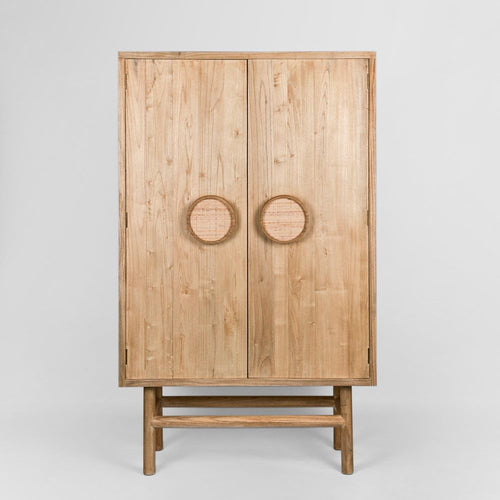 Rondo Cabinet - Natural Timber and Rattan | Dianna-Lynn Decor