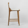 Marvin High Back Bar Stool White