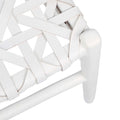 Sorren Dining Chair - White Leather