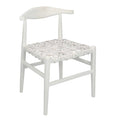 Sorren Dining Chair - White Leather