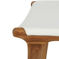 Marvin Bar Stool White Leather