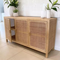 3 Door Sefa Rattan Weave Sideboard - 150cm