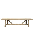 3m Farmhouse Dining Table - Bleached