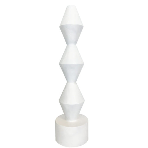 Akila Sculpture Tall - White Accessories Dianna-Lynn Decor