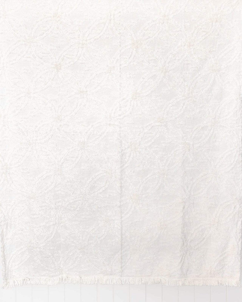 Alka Throw Blanket - White - 125x150