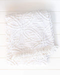 Alka Throw Blanket - White - 125x150