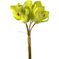 Artificial Cymbidium Orchid Bouquet Green (33cmH) Real Touch