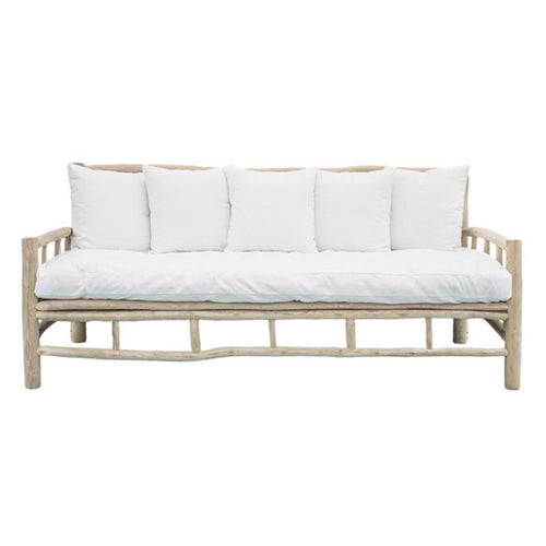 Bandara Wooden Sofa with Cushions Lounges and Chairs Dianna-Lynn Decor