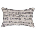 Black Zulu Cushion Cover - 50cm x 30cm