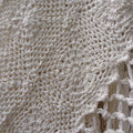 Blanket Crochet Natural White - 200 x 100cm