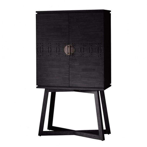 Boho Cabinet - Mat Black Cabinets and Consoles Dianna-Lynn Decor