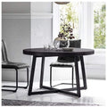 Boho Dining Table - Mat Black 120cm