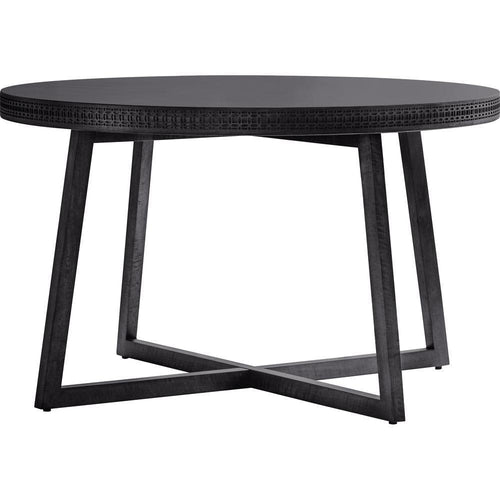 Boho Dining Table - Mat Black 120cm Dining and Bar Tables Dianna-Lynn Decor
