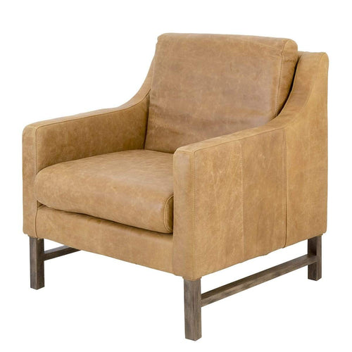 Filipo Leather Armchair - Cognac Lounges and Chairs Dianna-Lynn Decor