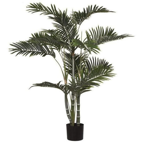 Golden Cane Palm Potted Plant Green (122cmH) Artificial Tropical Plants Dianna-Lynn Decor