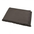 Grey Cotton Fringed Tablecloth-160x240cm