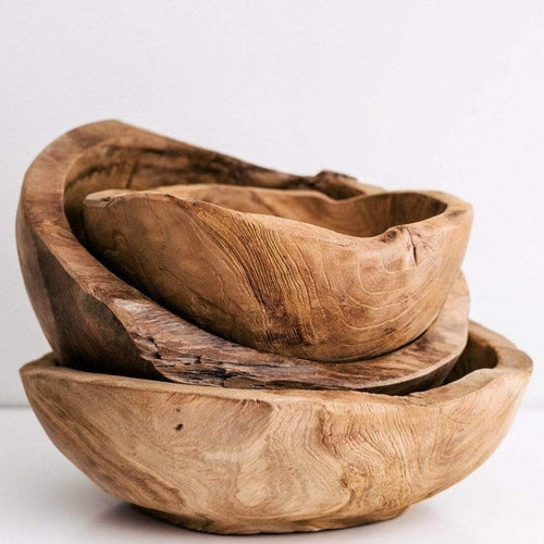 Hand Carved Tree Root Serving Bowl - Small/Medium/Large Serveware Dianna-Lynn Decor