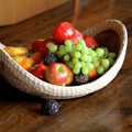 Hand Carved Village Bowl Natural