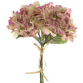 Hydrangea Victoria Bouquet Green Pink (32cmH)