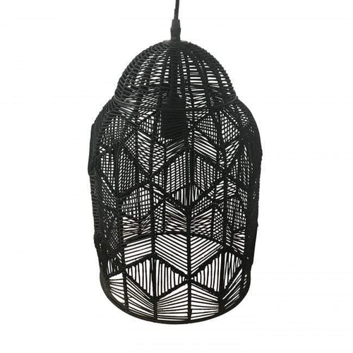 Kubu Paper Lightshade - Deco Black Lighting Dianna-Lynn Decor