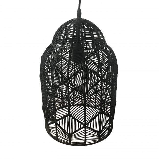 Kubu Paper Lightshade - Deco Black