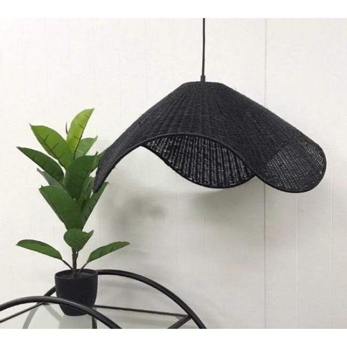 Kudu Wave Light shade - Black Lighting Dianna-Lynn Decor