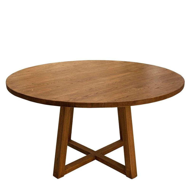 Lei Round Oak Dining Table