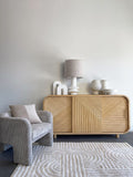Letitia Ribbed Wooden Buffet
