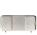 Letitia Ribbed Wooden Buffet - Ecru