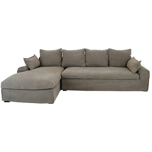 Lofi Corner Lounge - Taupe Lounges and Chairs Dianna-Lynn Decor