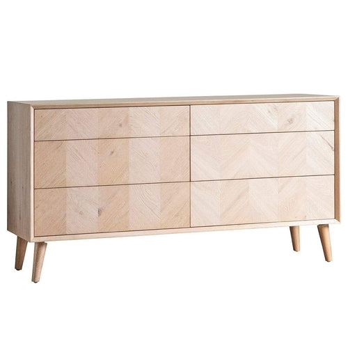 Milano 6 Drawer Chest Cabinets and Consoles Dianna-Lynn Decor