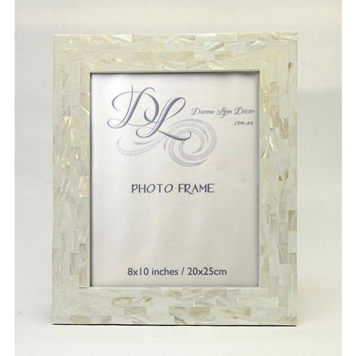 Mother of Pearl Photo Frame - 8x10" Photo frame Dianna-Lynn Decor