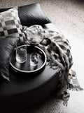 Nappa Woven Leather Cushion - Rectangle