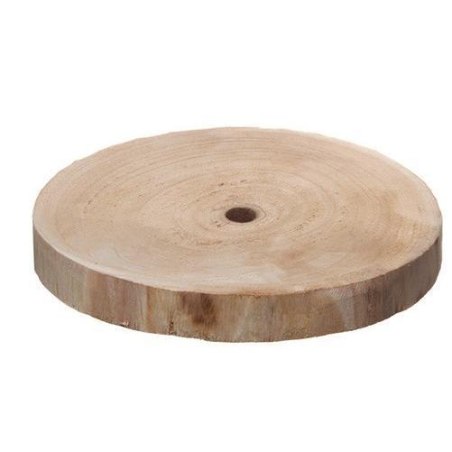 Natural Wood Slice Round BROWN (25cmx3cmH)