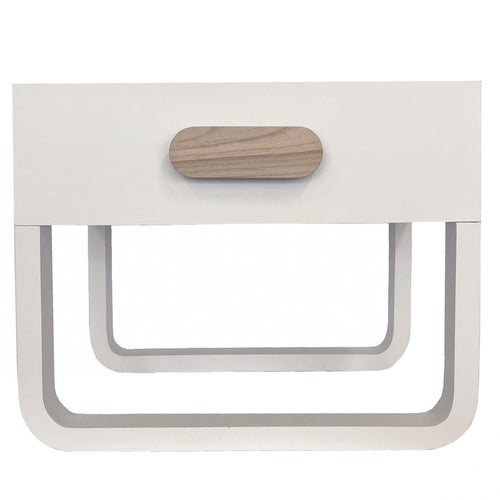 Norma Bedside Table - White Bedroom Furniture Dianna-Lynn Decor