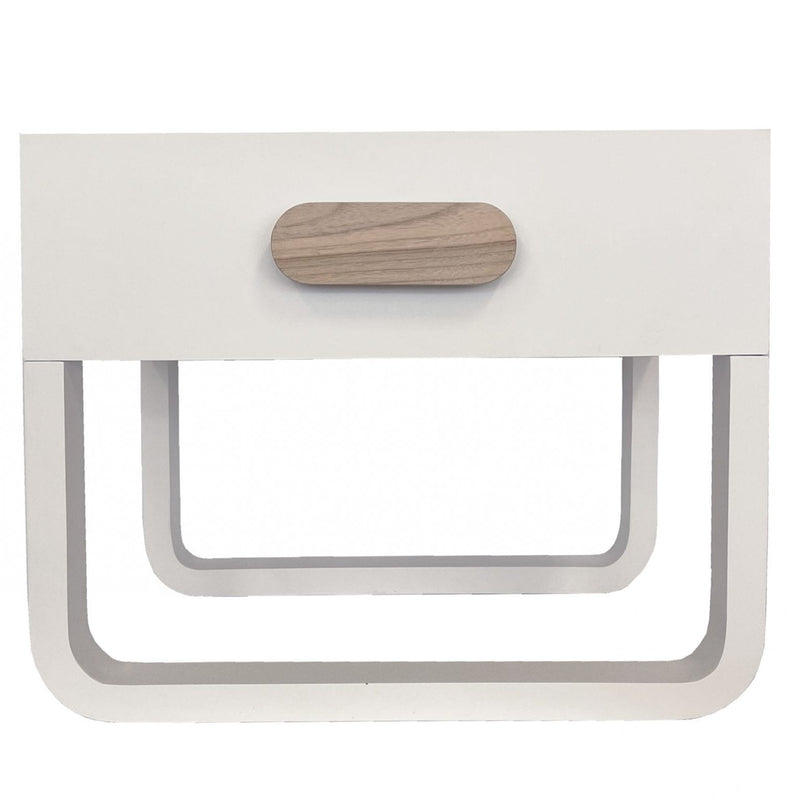 Norma Bedside Table - White
