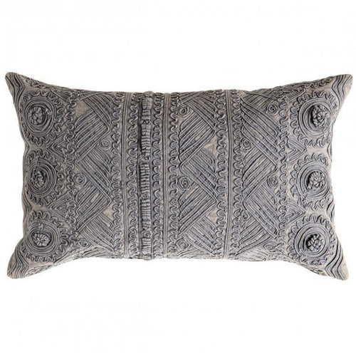 Panui Stonewash Cushion - Slate Grey Soft Furnishings Dianna-Lynn Decor